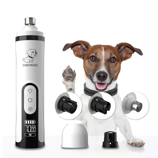 Electric Pet Nail Grinder LED Light