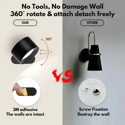 LumaGlow Wireless Magnetic Wall Light (2-Pack)